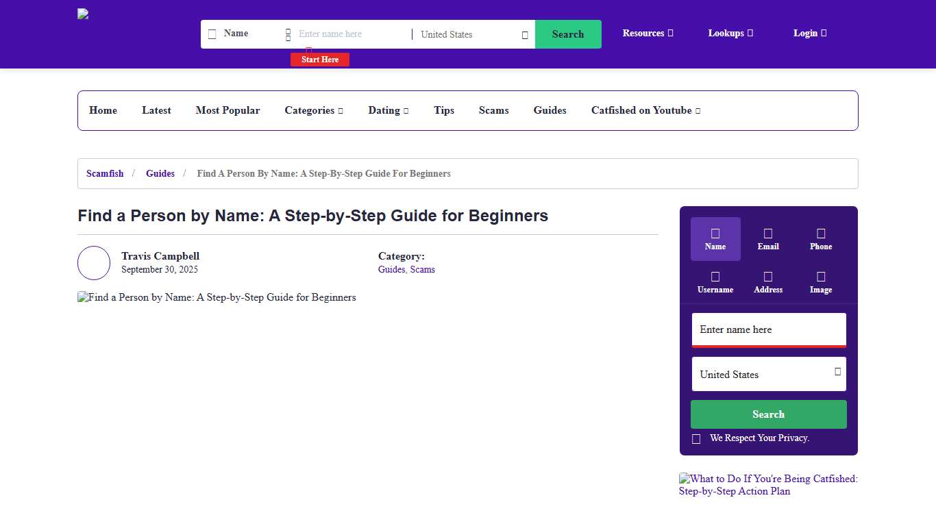 Find a Person by Name: A Step-by-Step Guide for Beginners Social Catfish
